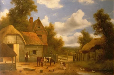Scène de cour de ferme